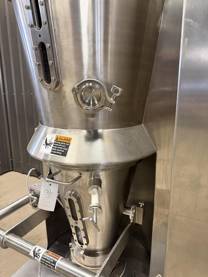 Used Used Fluid Air Fluid Bed Dryer / Granulator, Model 20L