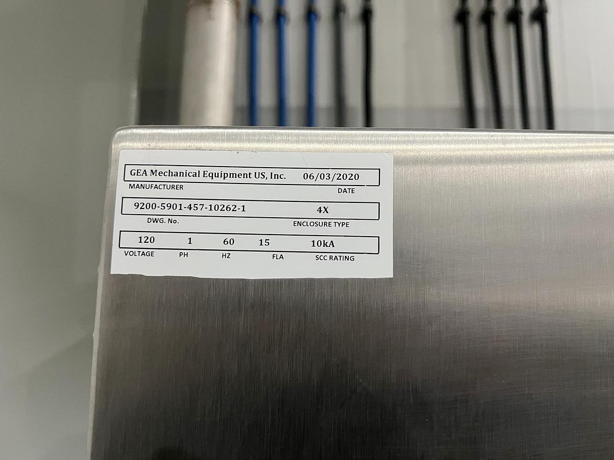 Used Used GEA Westfalia Decanter Centrifuge, Model Protein Master CF 6000