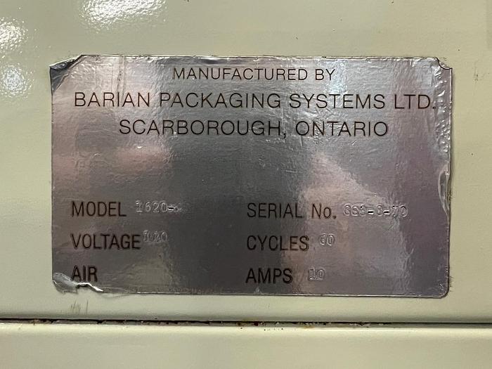 Used USED SERGEANT 1620 LBAR SEALER