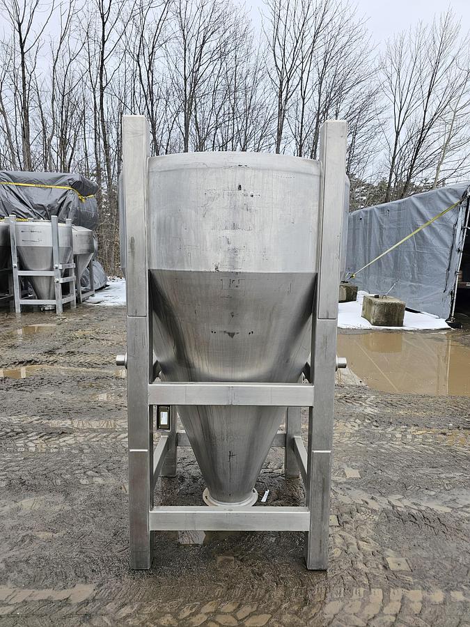Used Used 310 Gallon Tank (Tote), Stainless Steel