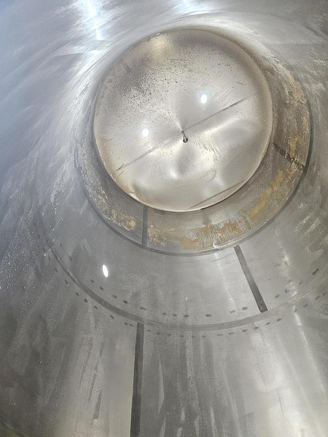 Used Used 15,000 Gallon Jacketed Tank, Stainless Steel