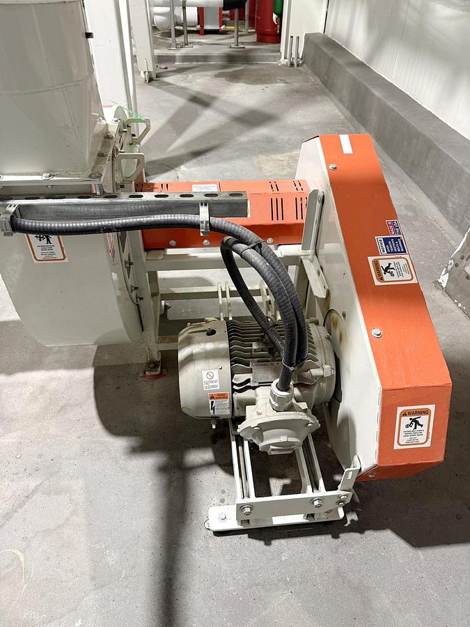 Used Used Kice XP Venturi Jet Filter, With Rotary Airlock & Fan