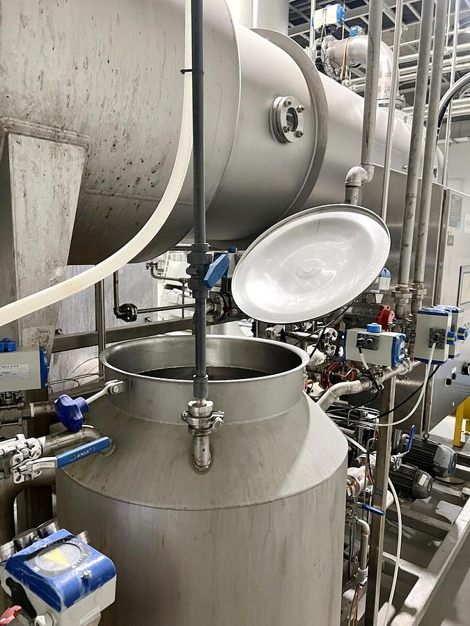 Used Used Caloris MVR Heated Forced Circulation Evaporator System