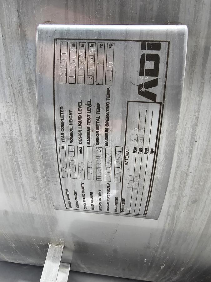 Used Capex Auction Anjou - Lot 1103 Tank