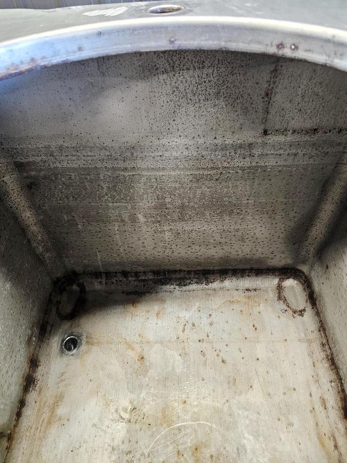 Used Used 350 Gallon IBC Tank (Tote), 304 Stainless Steel