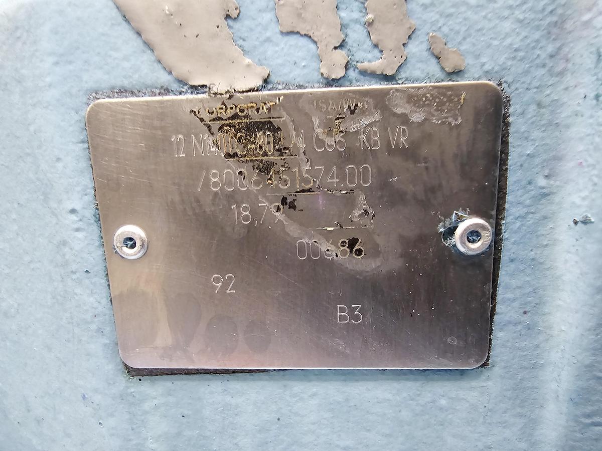 Used Used Waukesha Rotary Lobe Pump, Model 30, 1 HP