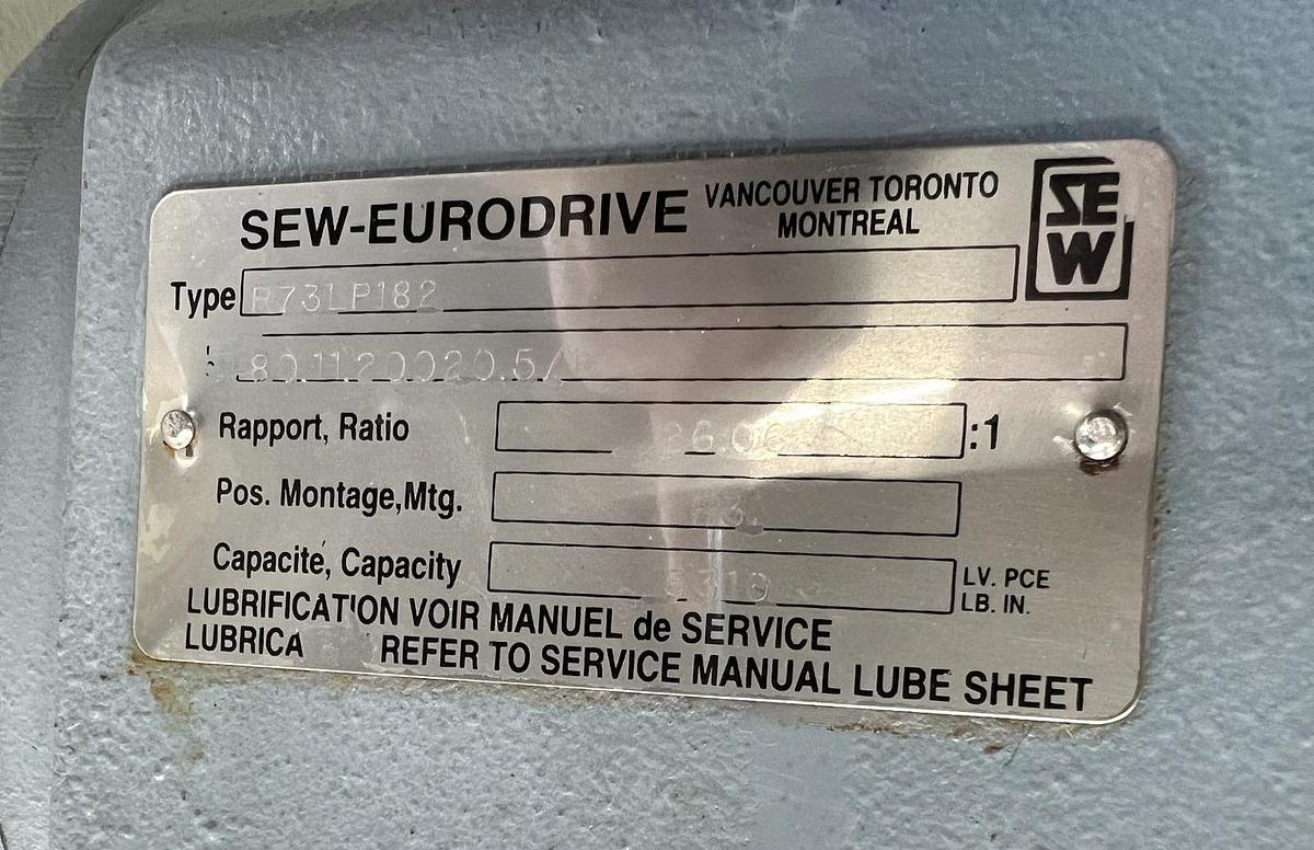 Used Used Screw Conveyor / Lump Breaker, 21'' Diameter X 36'' Long, Twin Screws