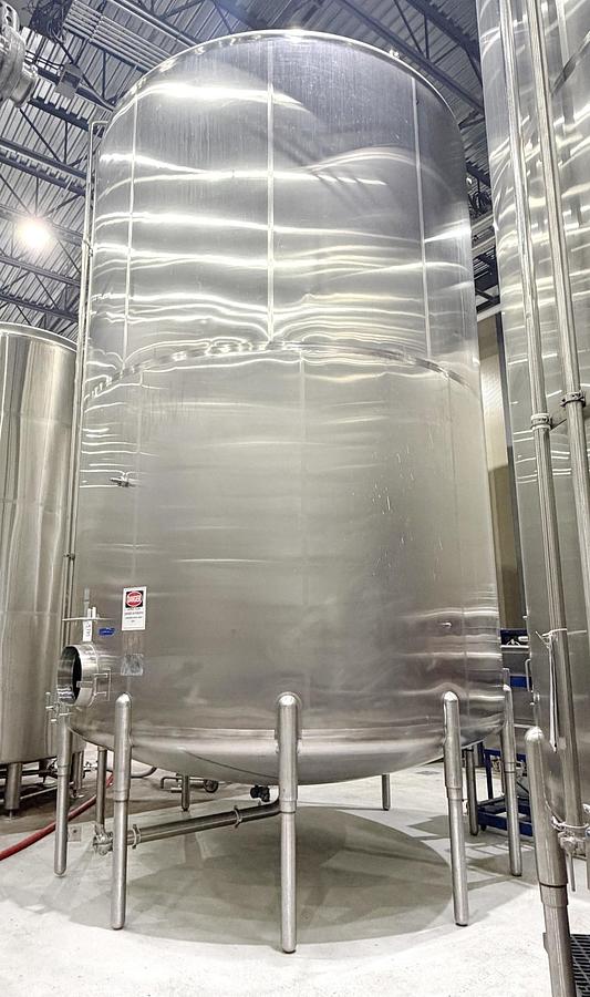 Used Used 14,000 Gallon Cherry-Burrell Tank, 304 Stainless Steel