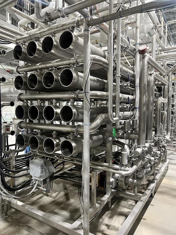 Used Used Ultrafiltration Skid (UF2) - 9 Stage Ultrafiltration System