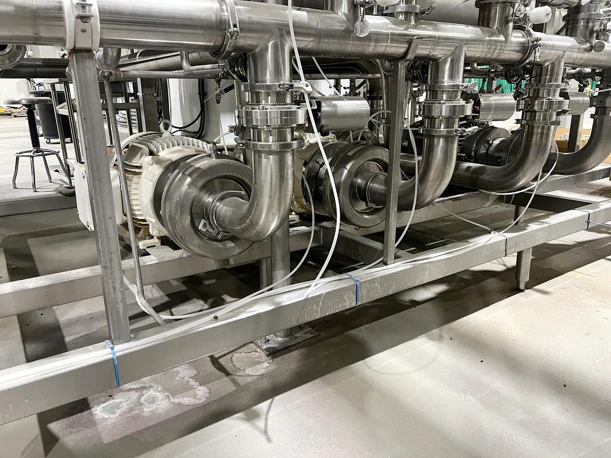 Used Used Ultrafiltration Skid (UF1) - 9 Stage Ultrafiltration System