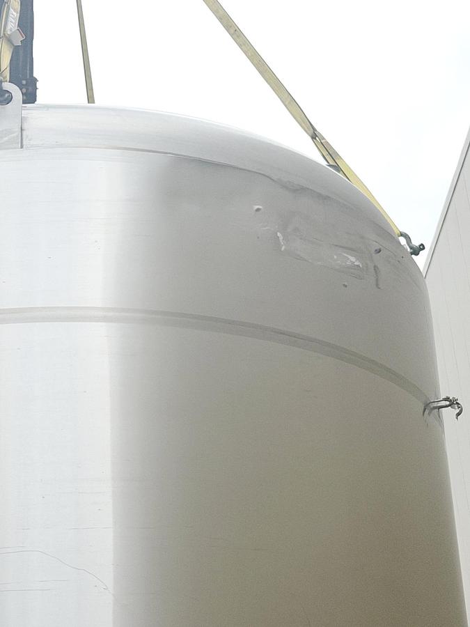Used Used 5800 Gallon Jacketed Tank, 304 Stainless Steel