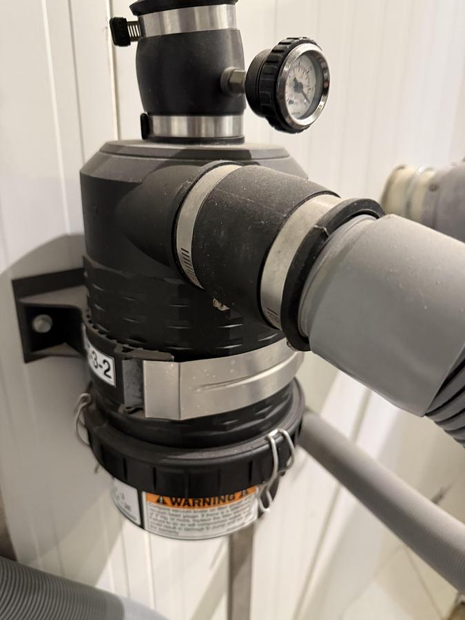 Used Used Acculift Free Standing Jib Crane with Vacuum Tube Lift System for 70 Lbs. Paper Type Bags