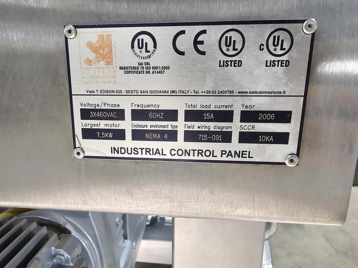 Used Used 400 Gallon Jacketed Tank (Reactor), With Waukesha Pump & Load Cells, Stainless Steel