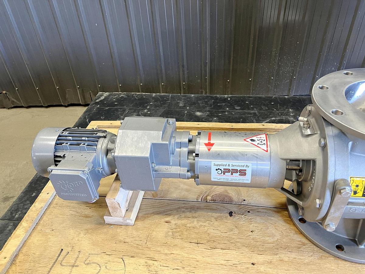 Used Unused DMN Westinghouse Rotary Air Lock Valve, 8'' x 8''