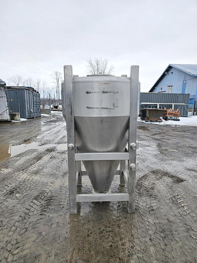 Used Used 310 Gallon Tank (Tote), Stainless Steel