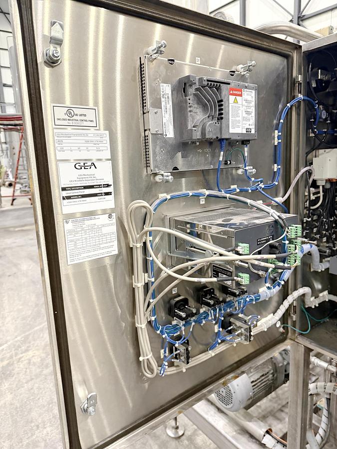 Used Used GEA Westfalia Clarifier Skid, Model GSC 18-06-577