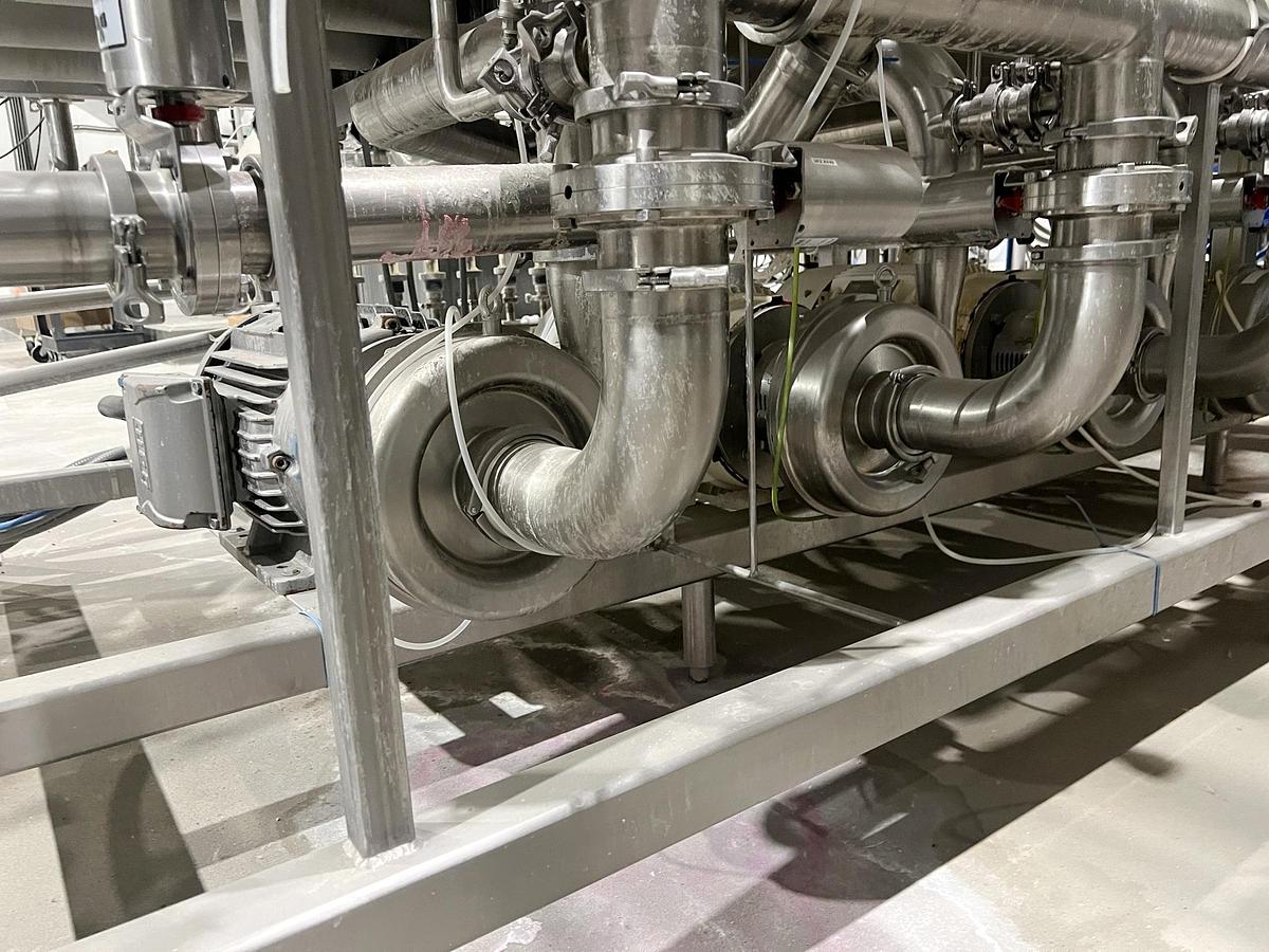 Used Used Ultrafiltration Skid (UF2) - 9 Stage Ultrafiltration System