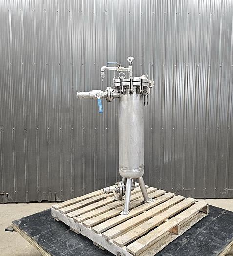 Used USED FILTER, BASKET TYPE, 2" INLET/OUTLET, STAINLESS STEEL