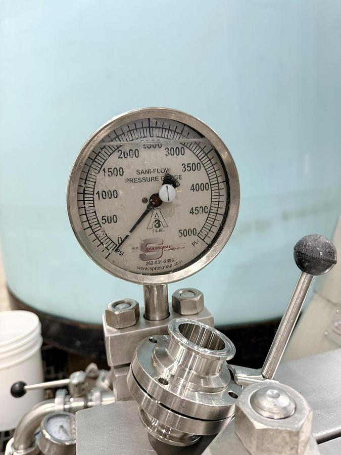 Used Used APV-Gaulin MC18-3TPS High-Pressure Sanitary Homogenizer