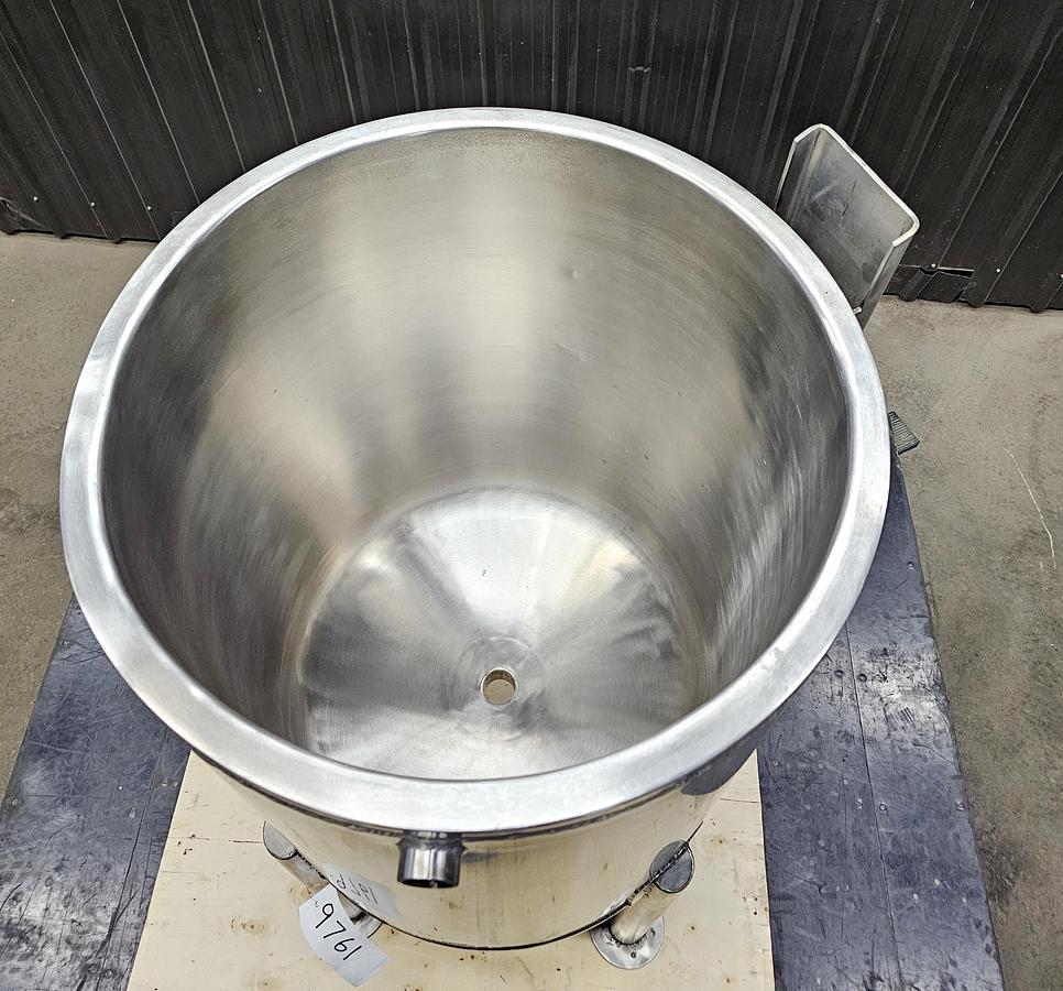 Used Used 60 Gallon Jacketed Tank, 316L Stainless Steel