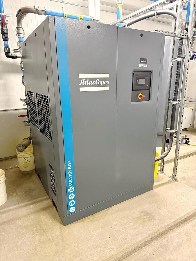 Used Used Atlas Copco GA110VSD Compressor Package