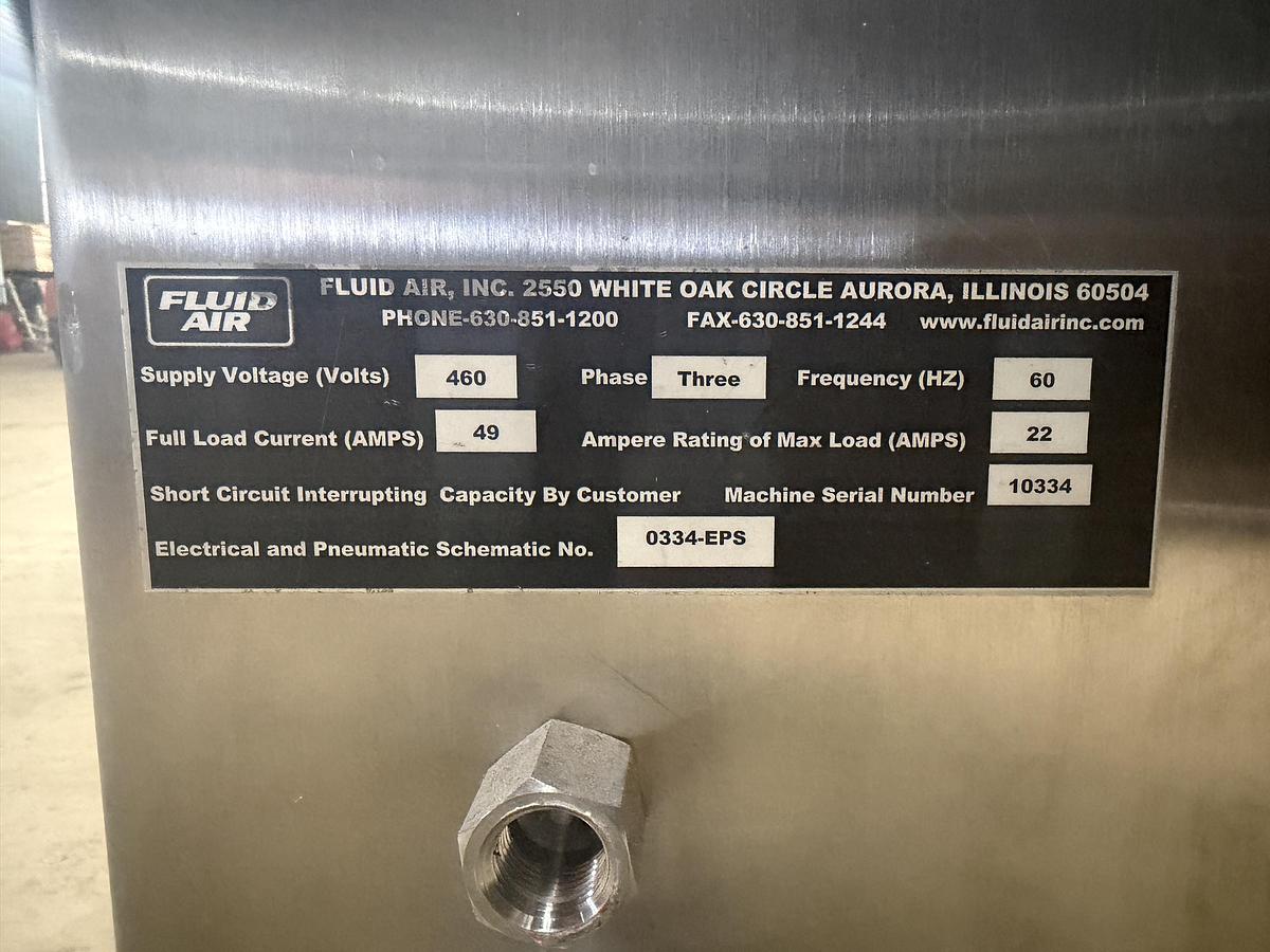 Used Used Fluid Air Fluid Bed Dryer / Granulator, Model 20L