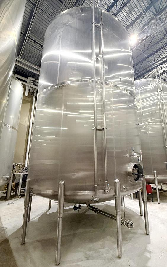 Used Used 14,000 Gallon Cherry-Burrell Tank, 304 Stainless Steel