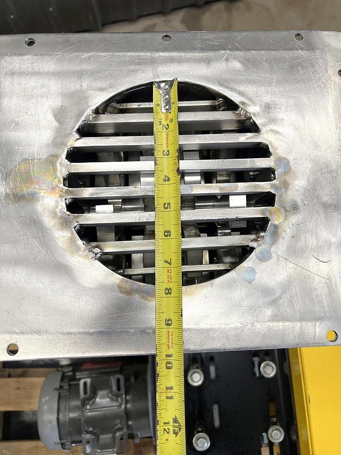 Used Used Rotary Air Lock Valve, 8" X 8", with Lump Breaker