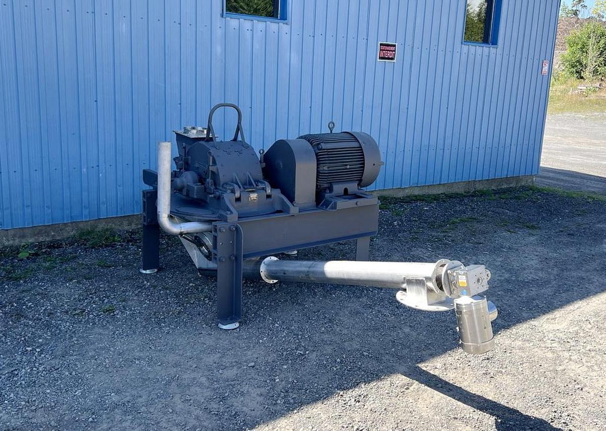 Used Used Mikro Pulverizer Hammermill, Swinging Hammers, 60 HP , With Screw Conveyor