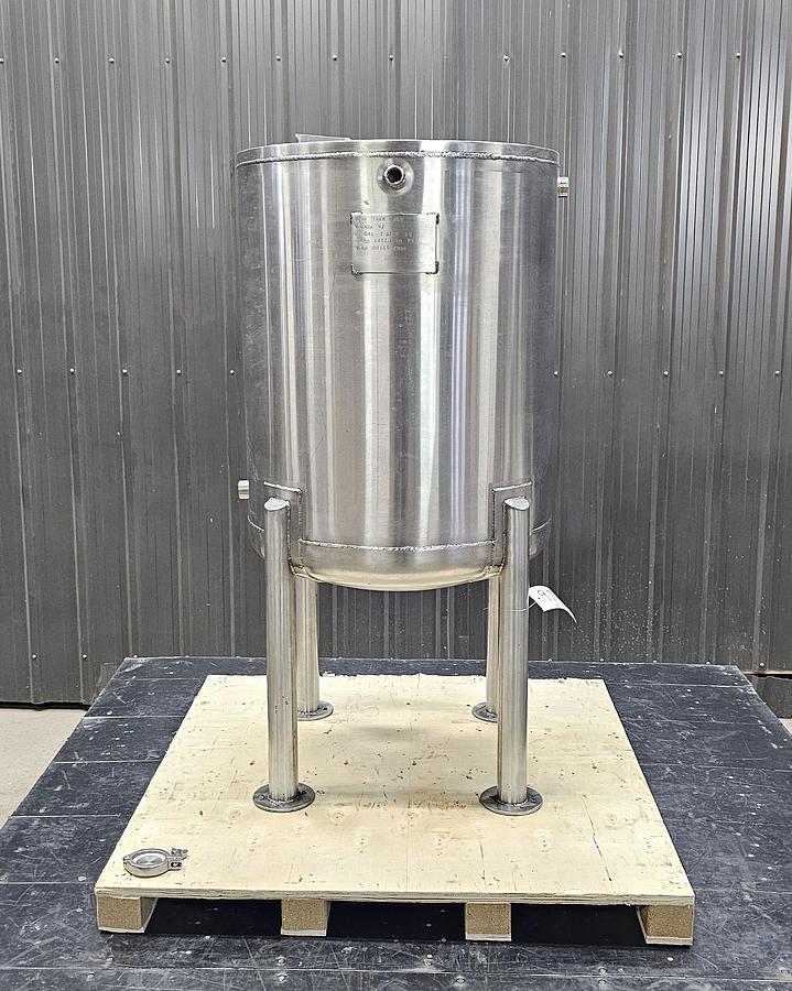Used Used 60 Gallon Jacketed Tank, 316L Stainless Steel