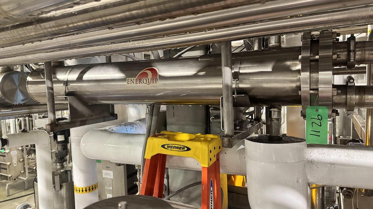 Used Used Enerquip Heat Exchanger, Tube & Shell