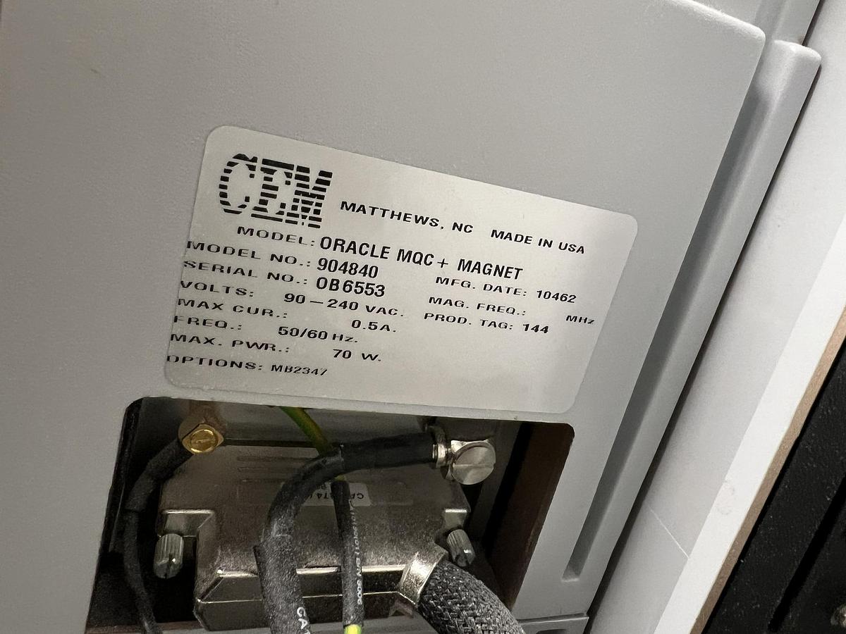 Used Used CEM Moisture, Solids & Fat Analyzer, Models Smart 6 & Oracle MQC