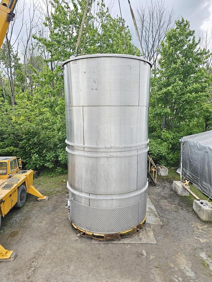 Used Used 15,000 Gallon Jacketed Tank, Stainless Steel