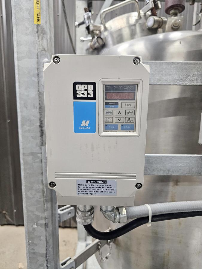 Used Amplio Auction - Lot 51 Stainless steel mixing tank