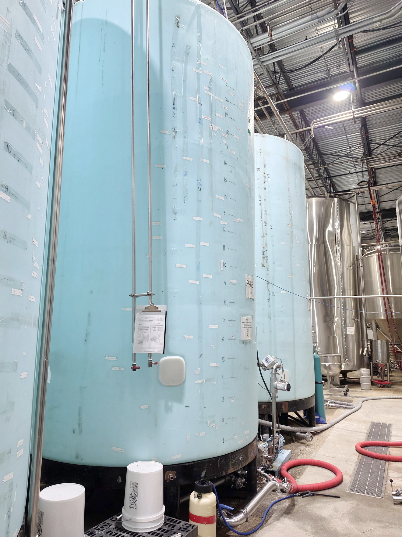 Used Used 6000 Gallon Tank, Reinforced Polypropylene