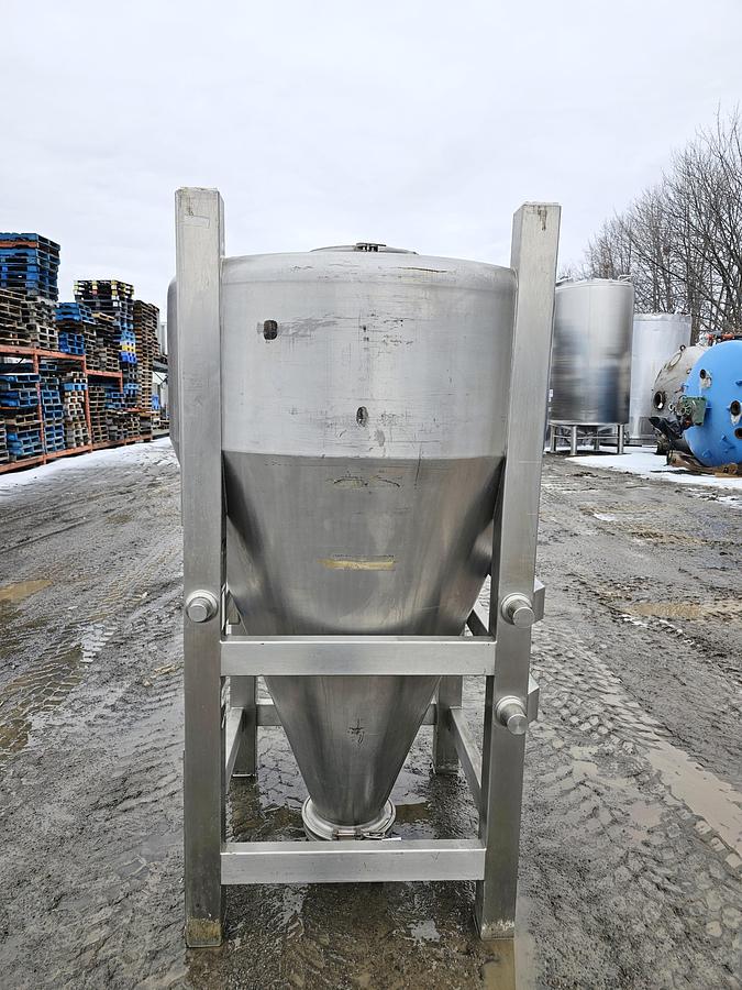 Used Used 310 Gallon Tank (Tote), Stainless Steel