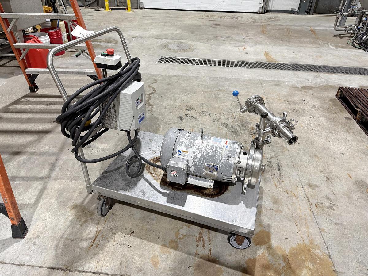 Used Used SPX Centrifugal Pump, 1.5" X 1.5", 10 HP, with VFD