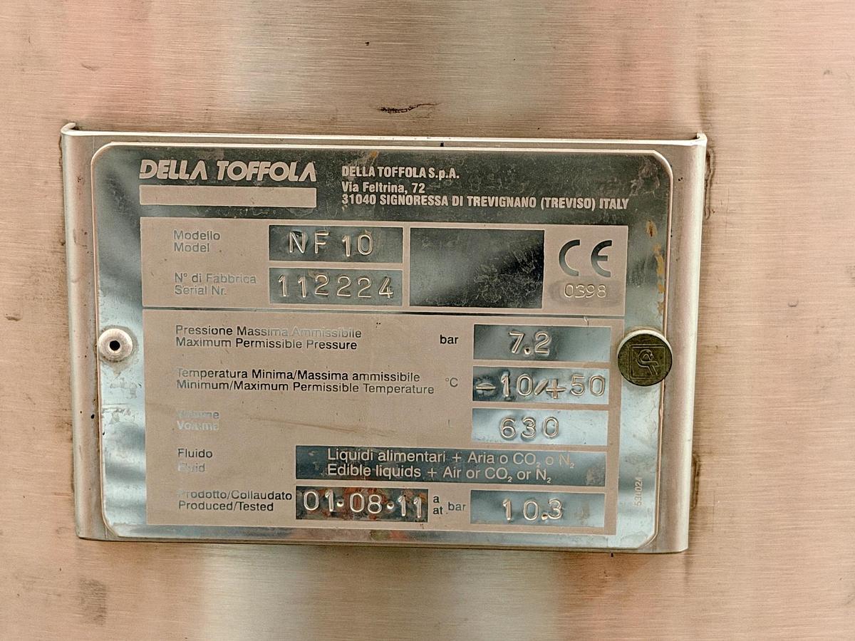 Used Used Della Toffola Diatomaceous Earth Filter