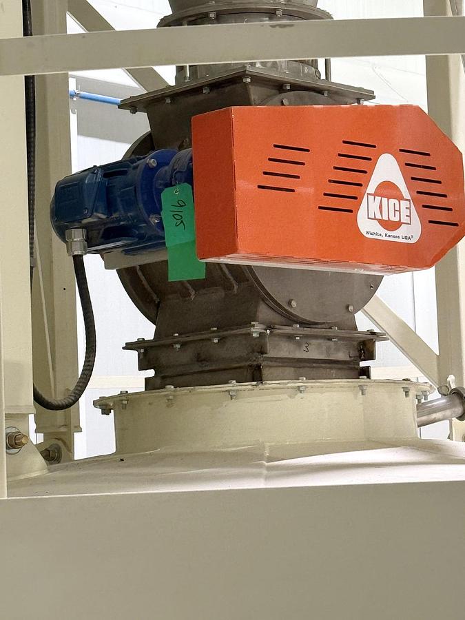 Used Used Kice Venturi Jet Filter, With Rotary Airlock, Cyclone & Fan