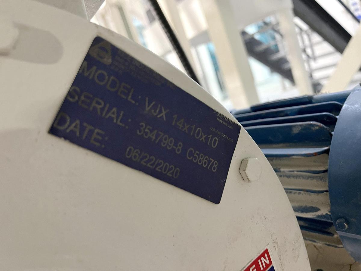 Used Used Kice XP Venturi Jet Filter, With Rotary Airlock & Fan