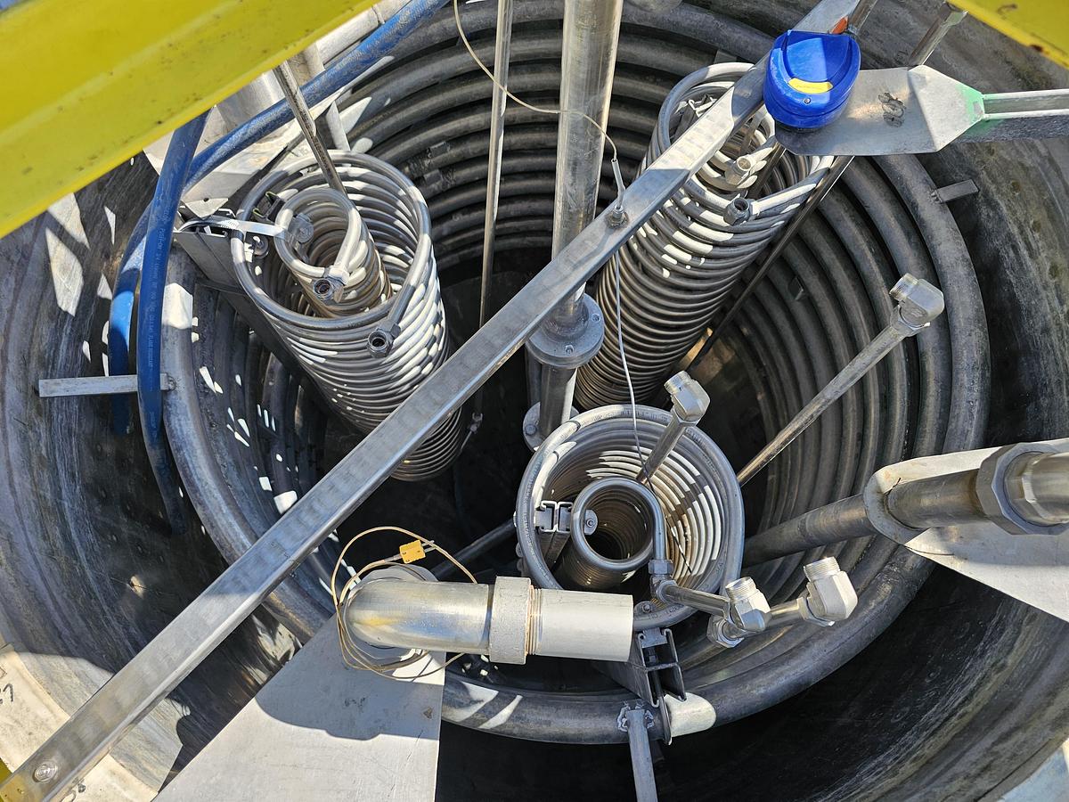 Used Used 800 Gallon Jacketed Tank, Stainless Steel, With Scrape Agitation