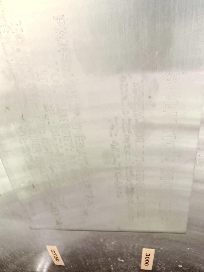 Used Used 2480 Gallon Jacketed Tank, 304 Stainless Steel