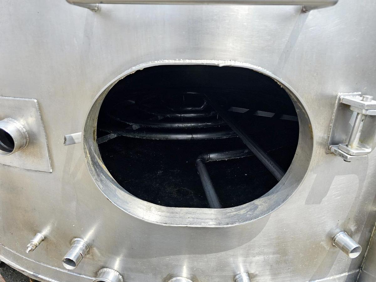 Used Used 15,000 Gallon Jacketed Tank, Stainless Steel