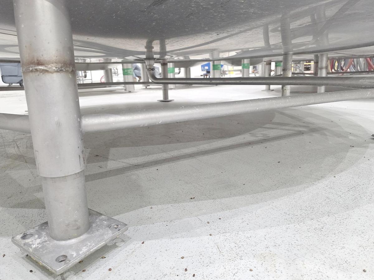 Used Used 7500 Gallon DCI Jacketed Tank, 304 Stainless Steel