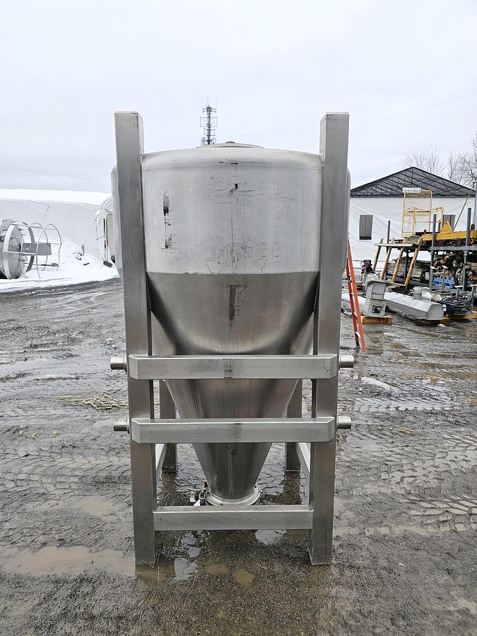 Used Used 310 Gallon Tank (Tote), Stainless Steel