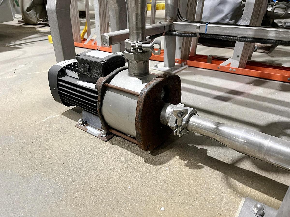 Used Used Alfa Laval Plate Heat Exchanger, Model Front6-FRD, 484.4 Sq.ft