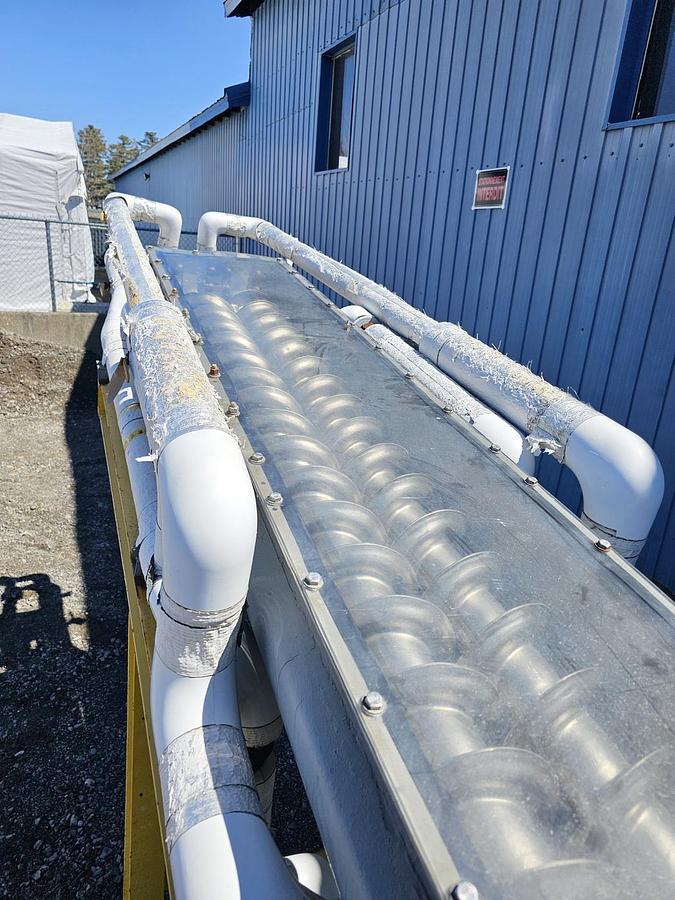 Used Used Holoflite Screw Conveyor/Dryer, 14'' Diameter X 168'' Long