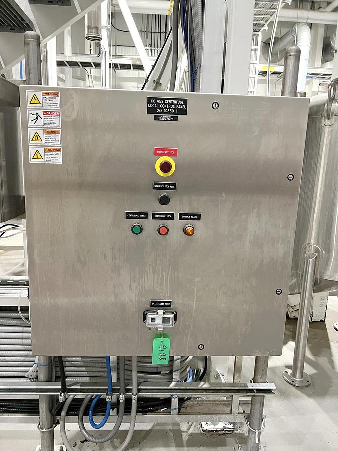 Used Used GEA Westfalia Decanter Centrifuge, Model CC 458-21-32