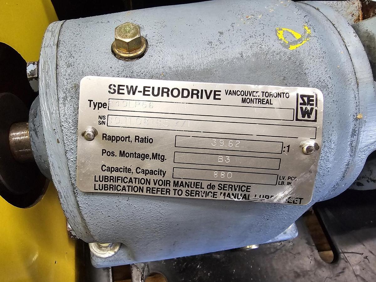 Used Used Semco Rotary Air Lock Valve, 8" X 8"