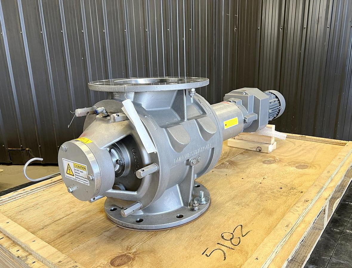 Used Unused DMN Westinghouse Rotary Air Lock Valve, 8'' x 8''
